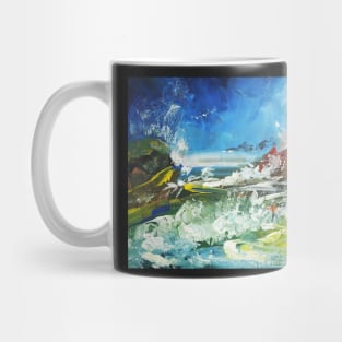 Abstract Landscape Surf 204 Mug